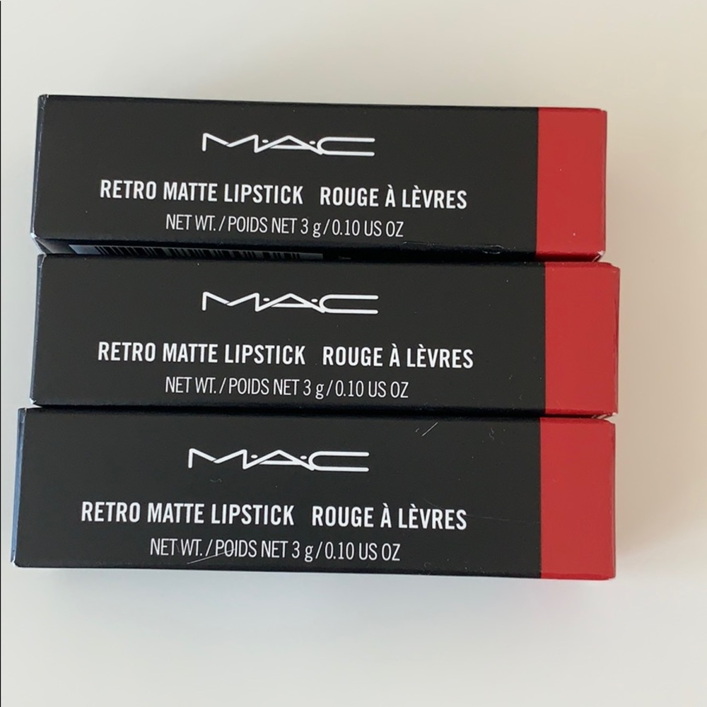MAC lipstick - set of 3